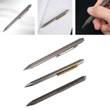 Maxbell Retractable Ballpoint Pen Titanium Alloy Gift Ball Pen for Women Men School A