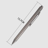 Maxbell Retractable Ballpoint Pen Titanium Alloy Gift Ball Pen for Women Men School A