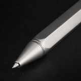 Maxbell Ballpoint Pen Titanium Alloy Portable EDC Pen Black Ink for Executive School Grey