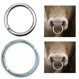 Maxbell Multifunction Cattle Nose Ring Durable Nose Circle Easy to Use for Supplies L