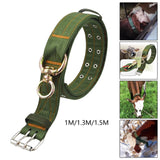 Maxbell Thickened Cow Neck Collar Adjustable Farm Animals Selection for Farm Hunting 100cm