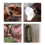Maxbell Thickened Cow Neck Collar Adjustable Farm Animals Selection for Farm Hunting 130cm
