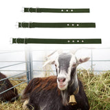 Maxbell Portable Cow Neck Strap Thicken Sturdy Canvas for Farm Animal Sheep Horse 14.56in