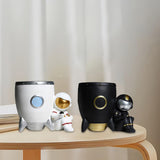 Maxbell Nordic Astronaut Pen Pencil Holder Pen Cup Durable Resin for Home Office white