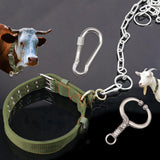 Maxbell Multifunction Cow Collar Oxford Cloth Adjustable Thicken for Sheep Cow 65cm