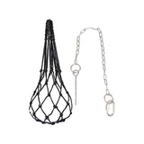 Maxbell Vegetable Feeder String Bag Coop Toy Feeding Net Bag Chicken Accessories Net Bag with Fork