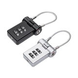 Maxbell Portable Luggage Suitcase Code Lock Password 3 Digit for Cabinets Suitcase Black
