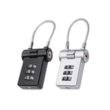 Maxbell Portable Luggage Suitcase Code Lock Password 3 Digit for Cabinets Suitcase Black