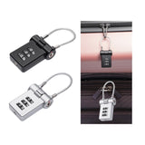 Maxbell Portable Luggage Suitcase Code Lock Password 3 Digit for Cabinets Suitcase Black