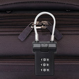 Maxbell Portable Luggage Suitcase Code Lock Password 3 Digit for Cabinets Suitcase Black