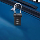 Maxbell Portable Luggage Suitcase Code Lock Password 3 Digit for Cabinets Suitcase Black