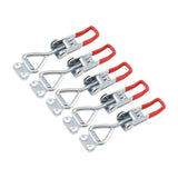 Maxbell 5 Pieces Push Pull Type Latch Clamp Iron Quick Release for Woodworking without keyhole