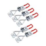 Maxbell 5 Pieces Push Pull Type Latch Clamp Iron Quick Release for Woodworking without keyhole