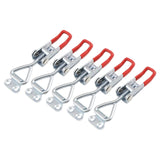 Maxbell 5 Pieces Push Pull Type Latch Clamp Iron Quick Release for Woodworking without keyhole