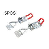 Maxbell 5 Pieces Push Pull Type Latch Clamp Iron Quick Release for Woodworking without keyhole
