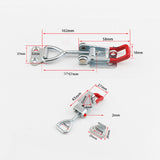Maxbell 5 Pieces Push Pull Type Latch Clamp Iron Quick Release for Woodworking with keyhole