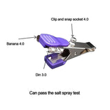 Maxbell 5x Reusable Pet Ecg Alligator Clip Veterinary Ecg Clip for Pets Dog