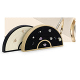 Maxbell Ring Display Stand Storage Tray Ring Rack for Rings Earrings Selling Earring White