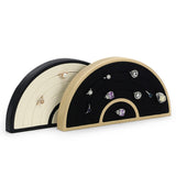 Maxbell Ring Display Stand Storage Tray Ring Rack for Rings Earrings Selling Earring White