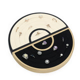 Maxbell Ring Display Stand Storage Tray Ring Rack for Rings Earrings Selling Earring White