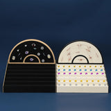 Maxbell Ring Display Stand Storage Tray Ring Rack for Rings Earrings Selling Earring Black