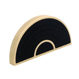 Maxbell Ring Display Stand Storage Tray Ring Rack for Rings Earrings Selling Earring Black