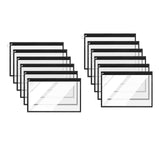 Maxbell Clear Zipper Pouches Folder Storage Pouch Waterproof for Travel Organizing Large