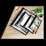 Maxbell Clear Zipper Pouches Folder Storage Pouch Waterproof for Travel Organizing Large