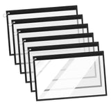 Maxbell Clear Zipper Pouches Folder Storage Pouch Waterproof for Travel Organizing Large