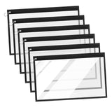 Maxbell Clear Zipper Pouches Folder Storage Pouch Waterproof for Travel Organizing Large
