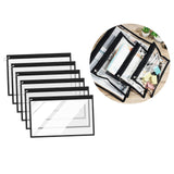 Maxbell Clear Zipper Pouches Folder Storage Pouch Waterproof for Travel Organizing Large