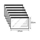 Maxbell Clear Zipper Pouches Folder Storage Pouch Waterproof for Travel Organizing Large