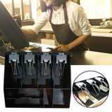 Maxbell Cabinet Cash Drawer Storage Case Compartment Storage Box for Shop Hotel