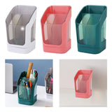 Maxbell Desktop Organizer Divider Cosmetic Tools Holder Cup for Home Desk Vanity White