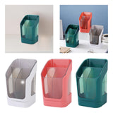 Maxbell Desktop Organizer Divider Cosmetic Tools Holder Cup for Home Desk Vanity White