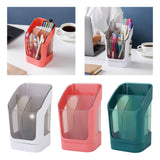 Maxbell Desktop Organizer Divider Cosmetic Tools Holder Cup for Home Desk Vanity White