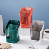 Maxbell Desktop Organizer Divider Cosmetic Tools Holder Cup for Home Desk Vanity White