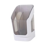 Maxbell Desktop Organizer Divider Cosmetic Tools Holder Cup for Home Desk Vanity White