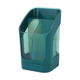 Maxbell Desktop Organizer Divider Cosmetic Tools Holder Cup for Home Desk Vanity Green