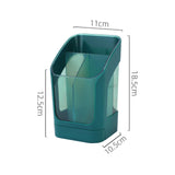 Maxbell Desktop Organizer Divider Cosmetic Tools Holder Cup for Home Desk Vanity Green
