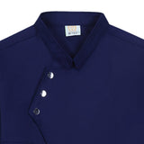 Maxbell Chef Coat Chef Clothing Catering for Food Service Men Women Dark Blue Size M