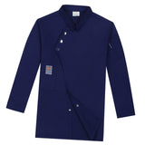Maxbell Chef Coat Chef Clothing Catering for Food Service Men Women Dark Blue Size M