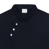 Maxbell Chef Coat Chef Clothing Catering for Food Service Men Women Black Size L