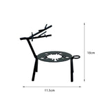 Maxbell Metal Reindeer Tealight Candle Holders Durable Rustic Finish Accessories