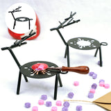 Maxbell Metal Reindeer Tealight Candle Holders Durable Rustic Finish Accessories