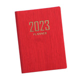 Maxbell Monthly Planner 2023 Journal A7 Notebook Planner Notepads Project Planning Red