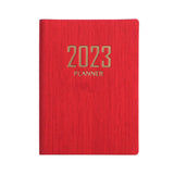 Maxbell Monthly Planner 2023 Journal A7 Notebook Planner Notepads Project Planning Red