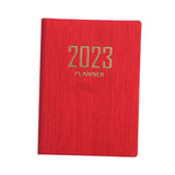 Maxbell Monthly Planner 2023 Journal A7 Notebook Planner Notepads Project Planning Red