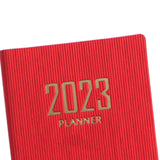 Maxbell Monthly Planner 2023 Journal A7 Notebook Planner Notepads Project Planning Red