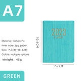 Maxbell Monthly Planner 2023 Journal A7 Notebook Planner Notepads Project Planning Green